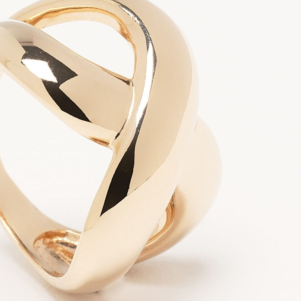 Bague Infinite Orphée Bijoux en plaqué or, conforme à la réglementation européenne REACH