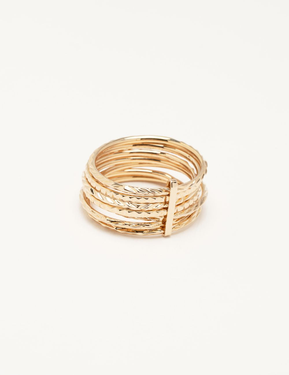 Julia Orphée Bijoux Ring micron gold plated week ring