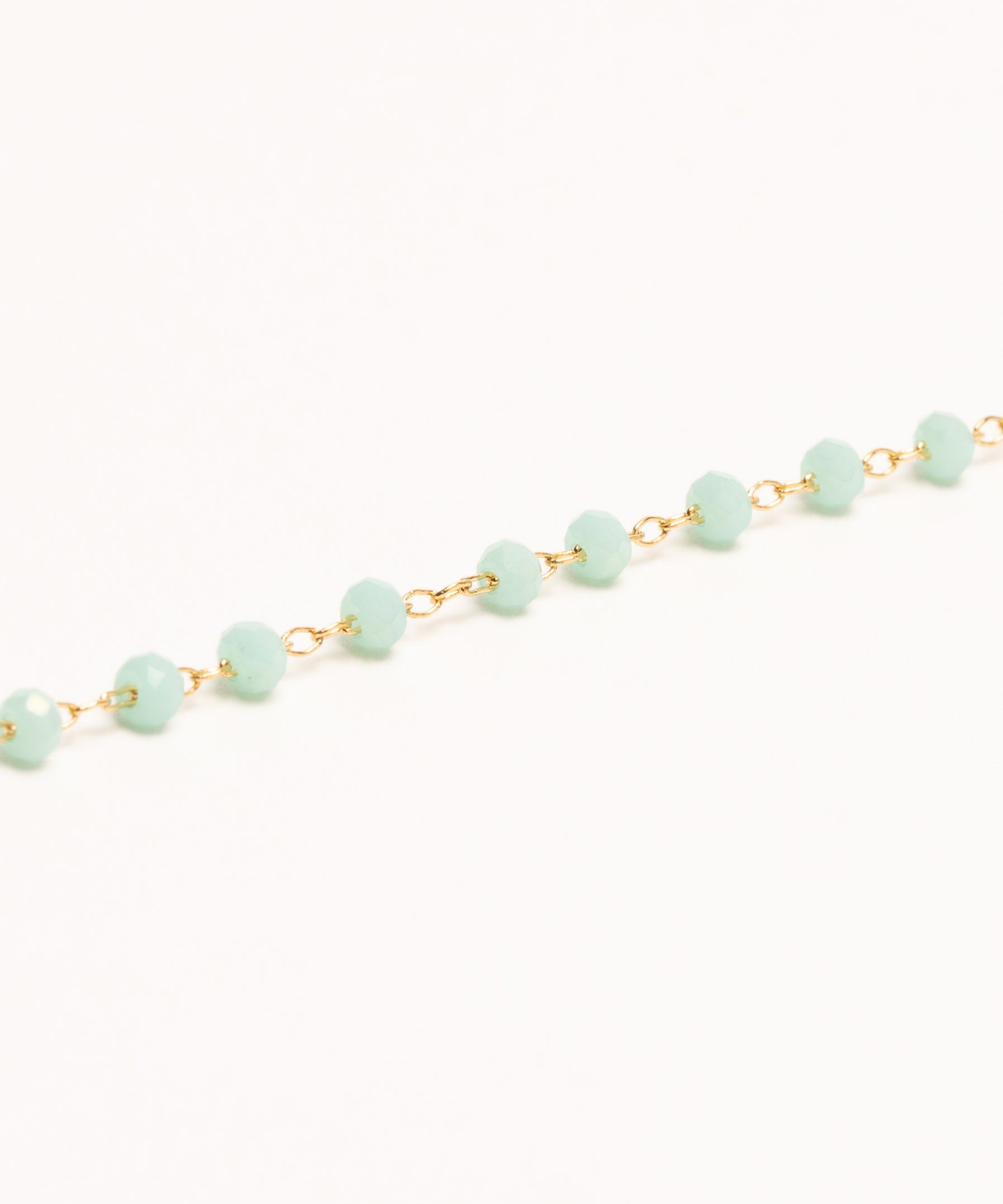 Bracelet Fanette Orphée Bijoux | Teinte : Cristaux de verre vert