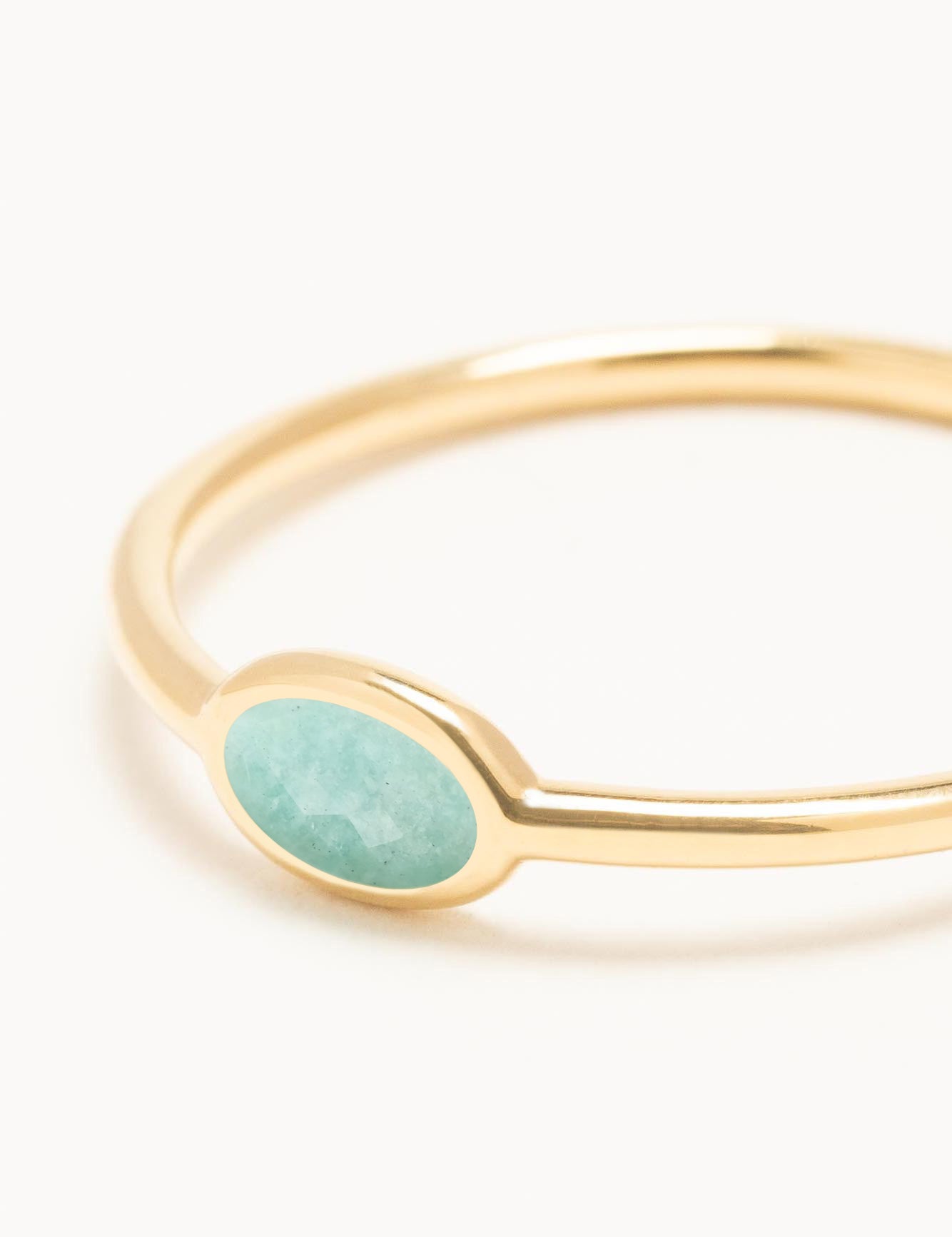 Orphée Bijoux Ring Victoire Fine Stones Ring Amazonite