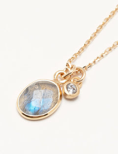 collier intemporel 45cm avec oxyde de zirconium et pierre fine naturelle  onyx vert, onyx noir, amazonite, pierre de lune, labradorite et saphir