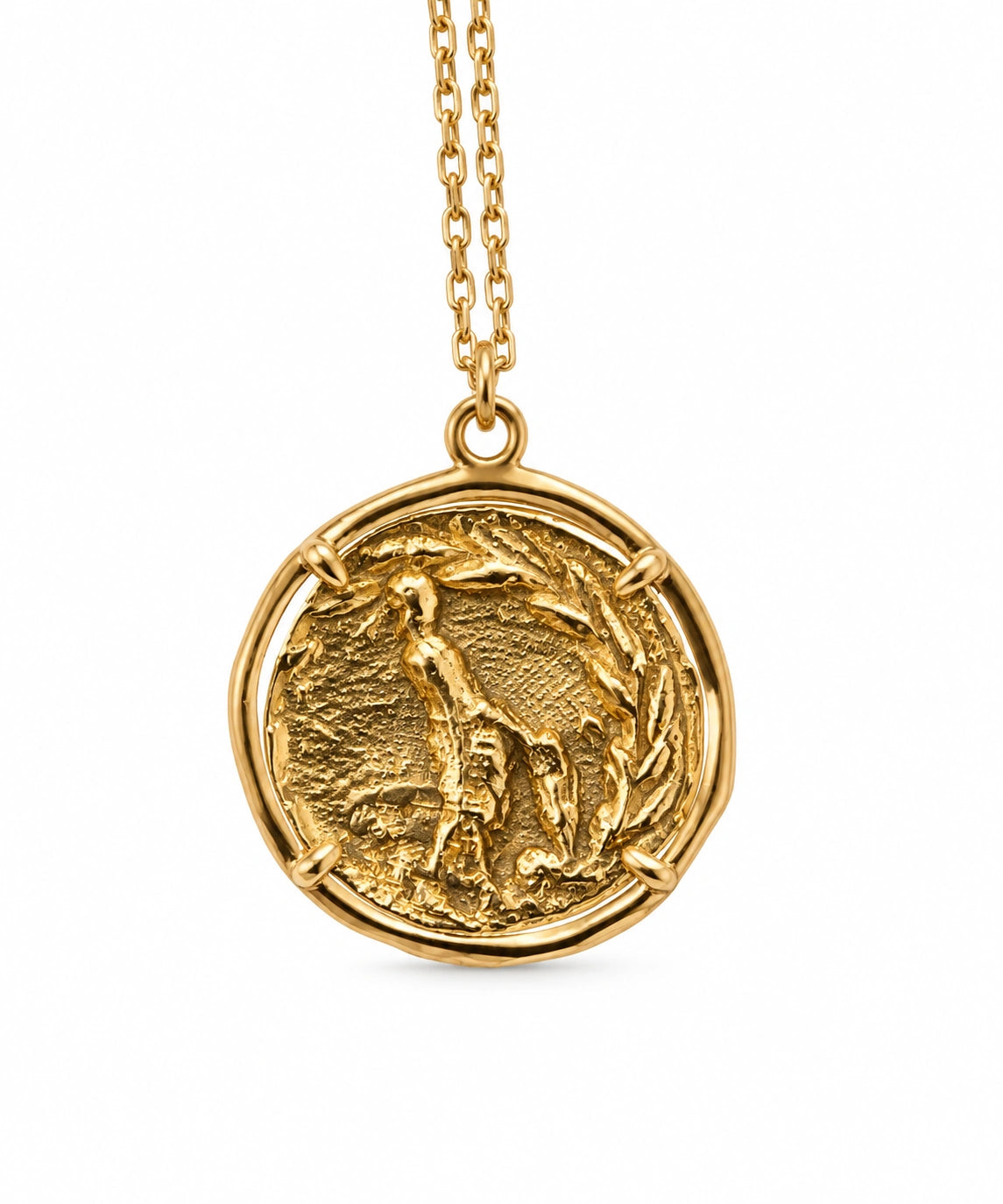 verso de la grande medaille marianne qui représente un paysan qui travaille doré ronde style monnaie ancienne anthique 